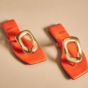 Jeffrey Campbell Linques size 6.5 orange